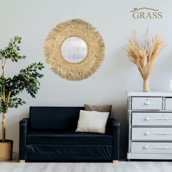 Espejo Colgante de Seagrass Emre 70x30 - Image 3