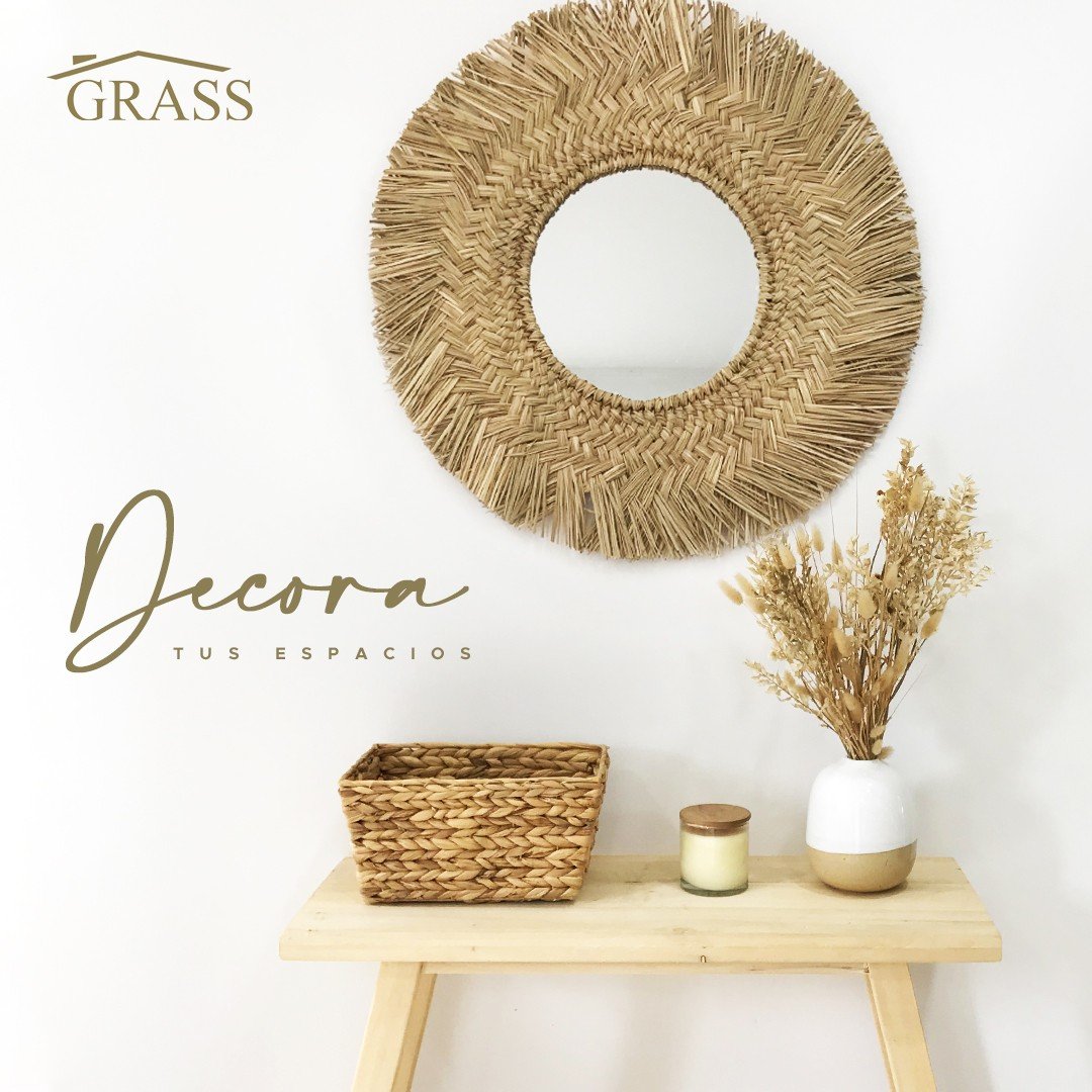 Espejo Colgante de Seagrass Emre 70x30 - Image 4