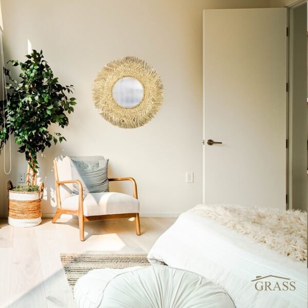 Espejo Colgante de Seagrass Emre 70x30 - Image 5