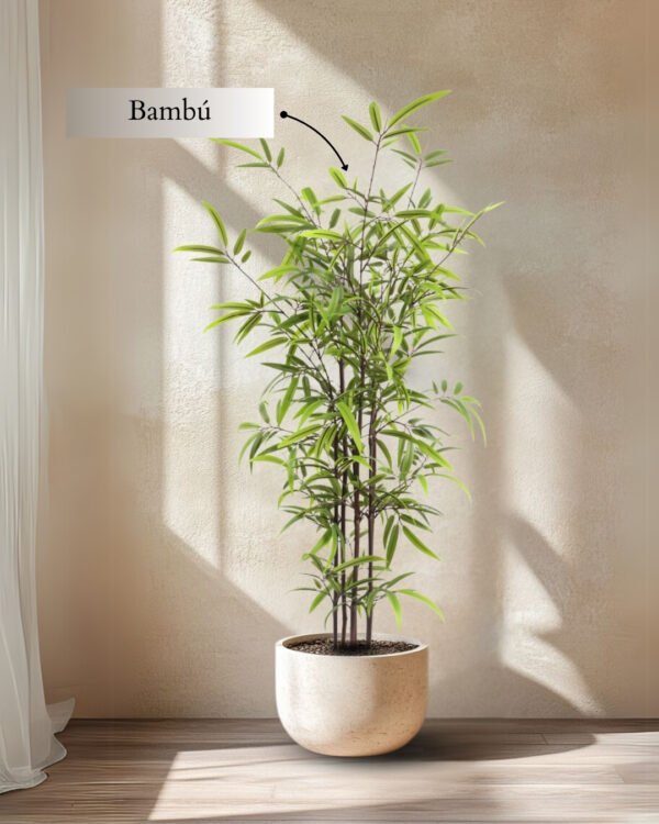 Planta Artificial Decorativa Bambu 140 Cm Cod 40805 - Image 2