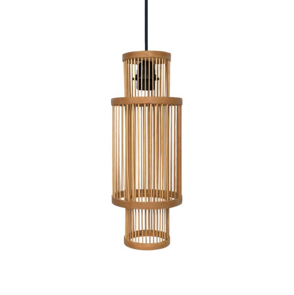 PANTALLA PARA LAMPARA DE TECHO FIBRAS NATURALES BAMBOO BAMBU