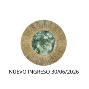 Espejo Colgante de Seagrass Ruslam 60x30