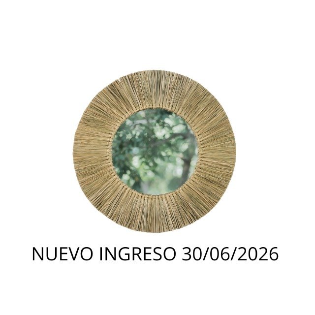 Espejo Colgante de Seagrass Ruslam 60x30